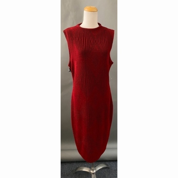 DARK Red Mod Dress - Picture 1 of 5